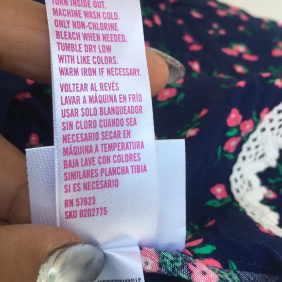 LASTCHANCE Girl jumpsuit Overall flowers size 5/6 - Picture 6 of 8